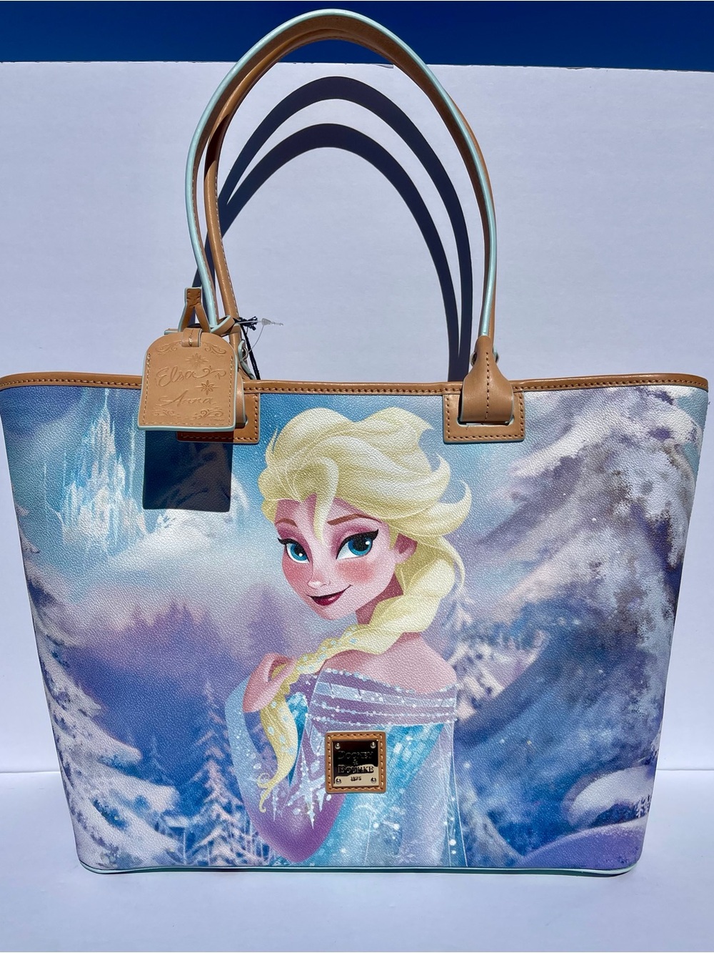 Disney Dooney & Bourke Frozen Elsa & Anna Tote NWT Princess Bag - Picture 3 of 11